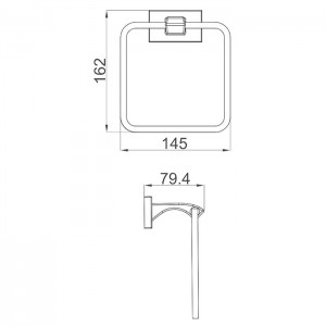 Полотенцедержатель GAPPO G0704