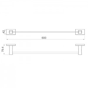 Полотенцедержатель GAPPO G0701-6
