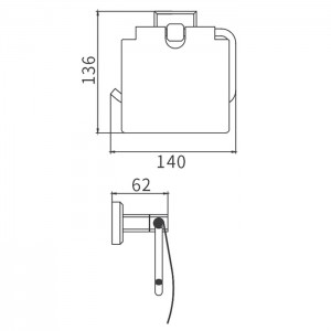 Бумагодержатель GAPPO G3803