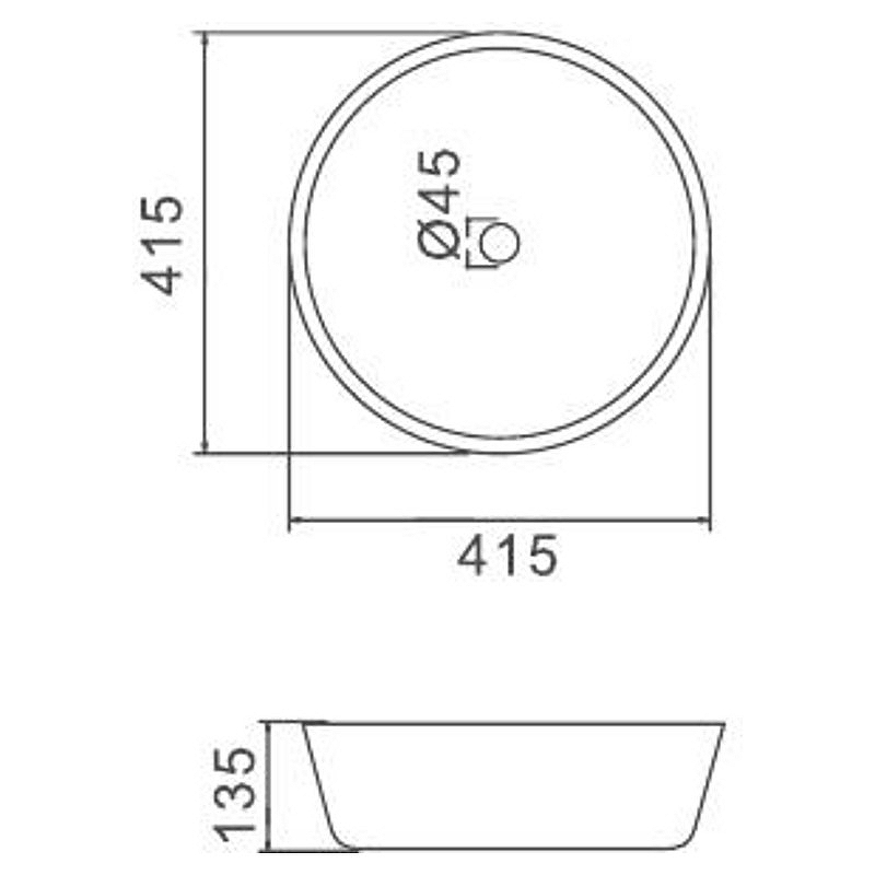 Раковина д/ванной к столешнице накладная белая GAPPO GT105