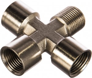 Переходник Concorde X-3RV38-1RN38 (крест внутр рез 3*3/8" -внешн рез 3/8")