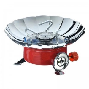 Плитка газовая К-203 KOVAR портативная (чехол+коробка), пьезоподжиг, под баллон 220гр /1/50