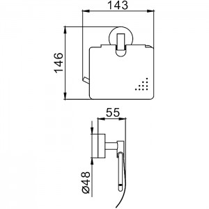 Бумагодержатель FRAP F1703