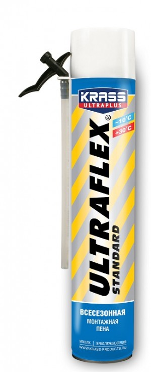 Пена монтажная ULTRAFLEX всесезонная 650 мл