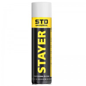 Пена монтажная всесезон STAYER BlackMAX 500мл 41130