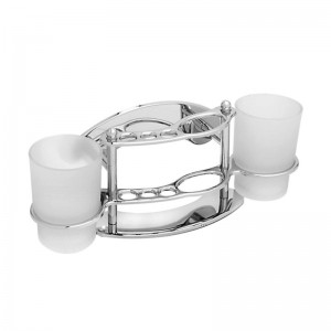 Держатель 2 стакана з/щётка и паста LEDEME L101