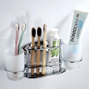 Держатель 2 стакана з/щётка и паста LEDEME L101