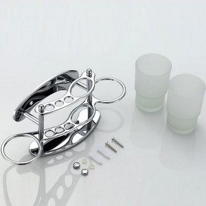 Держатель 2 стакана з/щётка и паста LEDEME L101