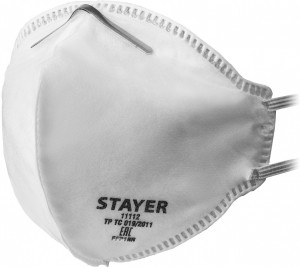 Полумаска плоская фильтрующая STAYER F-80 FFP1 11112_z01