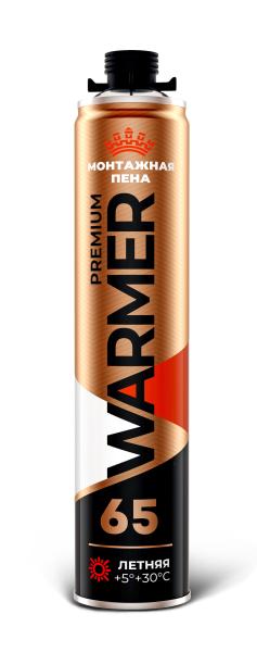 Пена монтажная Т WARMER PREMIUM профес. 65 ЛЕТО 875мл 19354