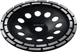 Чашка двухрядная алмазная d 230мм STAYER Double Мастер 33381-230