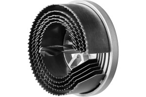 Пила сегментная наборная по дереву, 5 полотен: 60-67-74-83-95*32 мм, ЗУБР