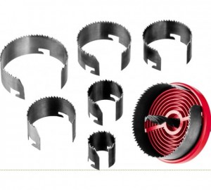 Пила сегментная наборная по дереву, 5 полотен: 60-67-74-83-95*32 мм, ЗУБР