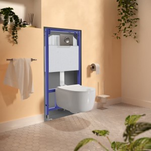 Инсталляция BERGES для скрытого монтажа унитаза NOVUM 525 без кнопки 040000