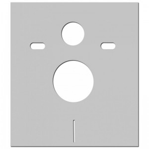 Инсталляция BERGES для скрытого монтажа унитаза АТОМ Line 410 кнопка белая 040339