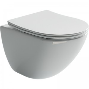 Унитаз подвесной MONO Rimless, с крепежом, с сиденьем-крышкой с микролифтом CN1905