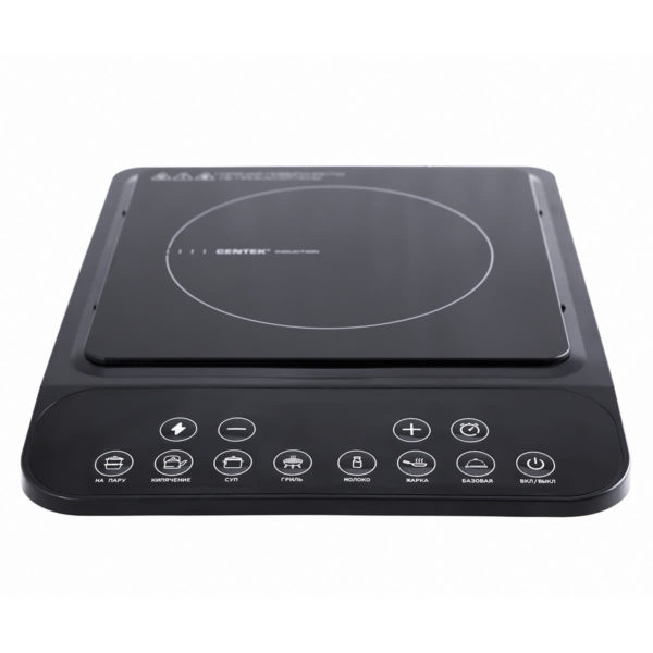 Плитка индукционная Centek CT-1517 Black 8 настр. мощности, 7 программ, таймер, LED-дисплей