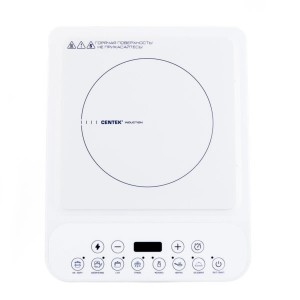 Плитка индукционная Centek CT-1517 White  8 настр. мощности, 7 программ, таймер, LED-дисплей