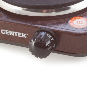 Плитка электрическая Centek CT-1506  1конф ЧУГУН 155мм, 1000Вт, индикатор работы