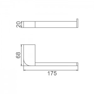 Бумагодержатель GERHANS K27003