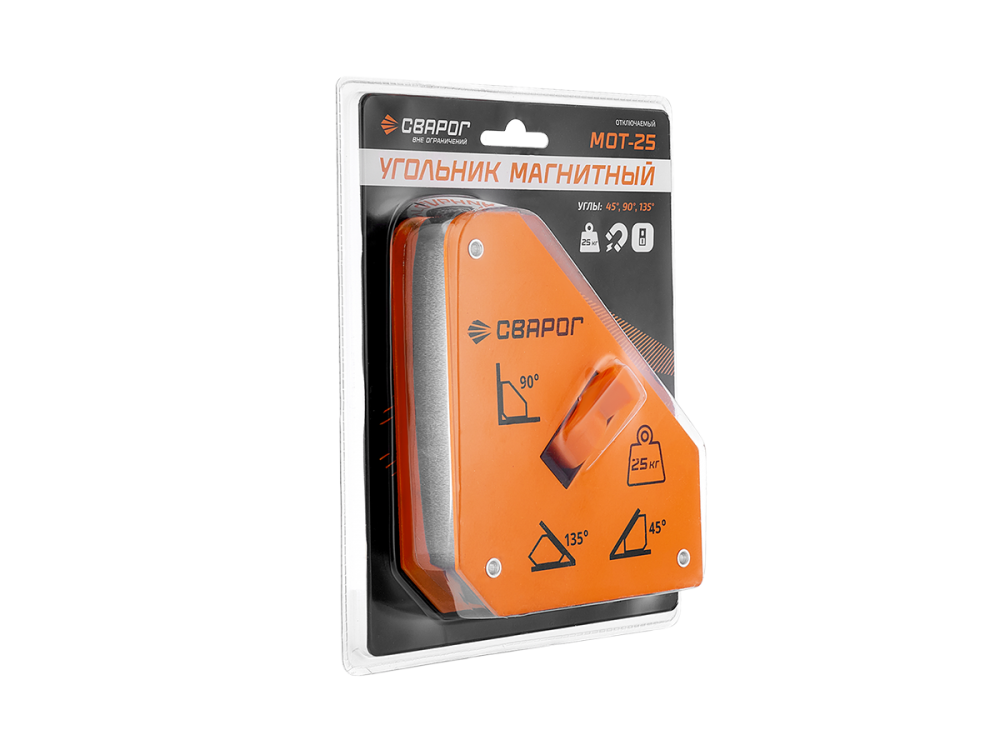 Угольник магнитный МОТ-25