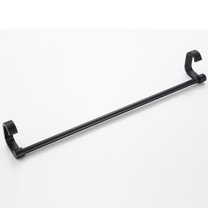 Полотенцедержатель одинарный, черный LEDEME L5501