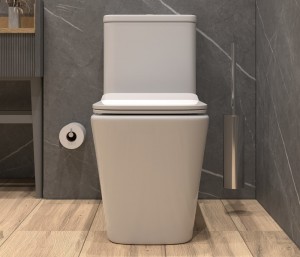 Унитаз моноблок SM9616 безободковый,(с гофрой и подводкой) тонкое сиденье ДП с быстр.съёмом EvaGold