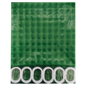 Шторка для ванной 3D светло-зелёный Peva 180*200см FRAP F8753