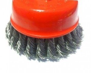 Корщетка для УШМ 100мм чашка, витая YIDA T388917
