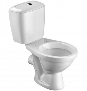 Унитаз-компакт "Паллада" (прям. вып., с 2-кн.арм., нижн. подв., сиденье ПОЛИПРОПИЛЕН 2РА ПП )
