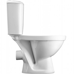 Унитаз-компакт "Паллада" (прям. вып., с 2-кн.арм., нижн. подв., сиденье ПОЛИПРОПИЛЕН 2РА ПП )