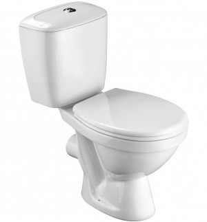 Унитаз-компакт "Паллада" (прям. вып., с 2-кн.арм., нижн. подв., сиденье ПОЛИПРОПИЛЕН 2РА ПП )