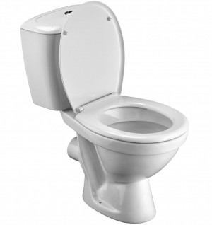 Унитаз-компакт "Паллада" (прям. вып., с 2-кн.арм., нижн. подв., сиденье ПОЛИПРОПИЛЕН 2РА ПП )