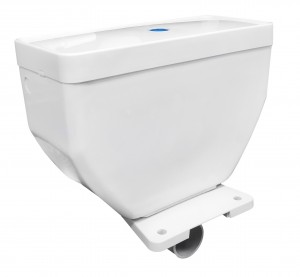 Бачок ниж. с полочкой, пласт кнопка, пластм. г.Киров