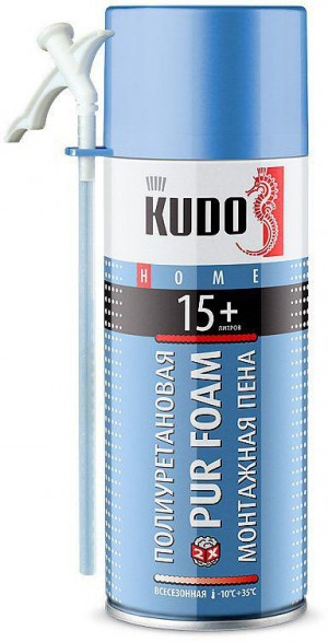 Пена монтажная БЫТОВАЯ всесезонная 520мл KUDO HOME KUPH05U15+