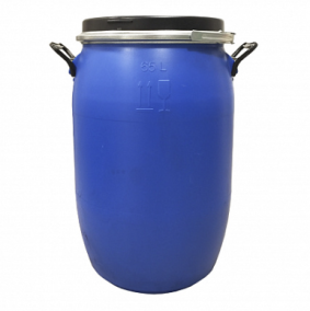 Бочка пластиковая 65л с металлическим обручем