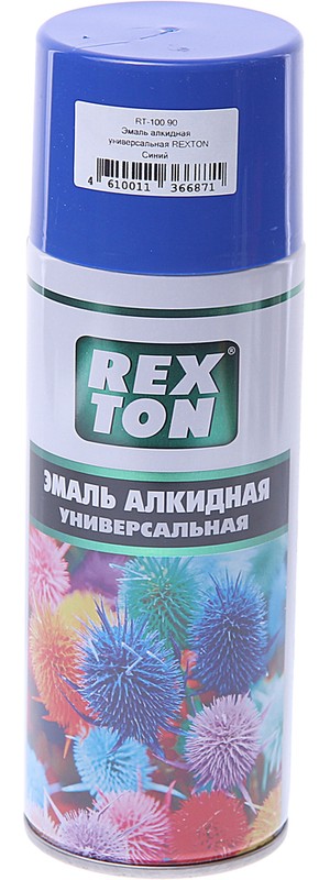 Эмаль аэроз.алкид.универс. REXTON RT-100.90 Синий 520 мл