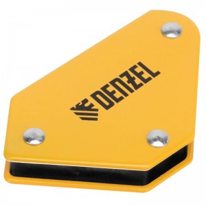 Набор из 2 магнитных сварочных фиксаторов и магнитной клеммы "масса"// Denzel 97557