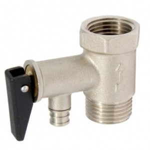 Клапан предохранительный для водонагревателя 1/2" ник с флажком (XD415)