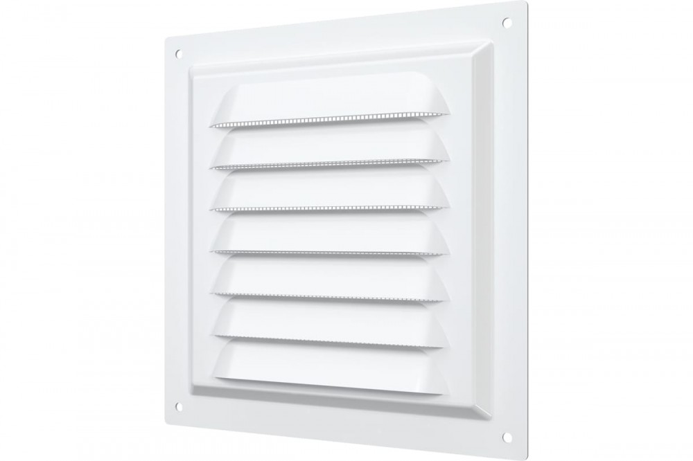 Решетка вентиляционная вытяжная стальная эмаль 150*150 1515МЭ