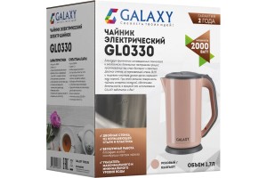 Чайник электрический Galaxy GL0330 РОЗОВЫЙ 2000 Вт, 1,7л