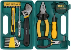 Набор инструментов 26 шт пластиковый чемодан FIT 65125