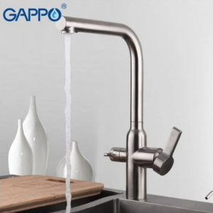 Смеситель для кухни сатин GAPPO G4399-4