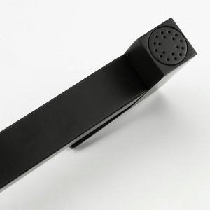 Смеситель с гигиеническим душем черный GAPPO G7207-6