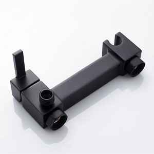 Смеситель с гигиеническим душем черный Ledeme L5398B-7