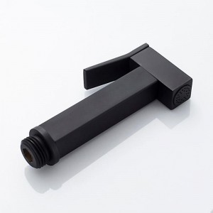 Смеситель с гигиеническим душем черный Ledeme L5398B-7