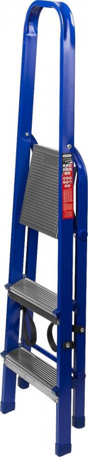Стремянка 3 ступеней стальная MIRAX 60см 38800-03