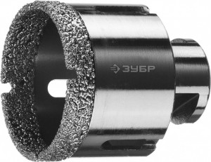 Коронка алмазная универсальная ПРОФЕССИОНАЛ (54 мм; М14) для УШМ Зубр 29865-54