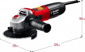 Угловая шлифовальная машина ЗУБР УШМ-125-1005 (1000Вт, 125мм)