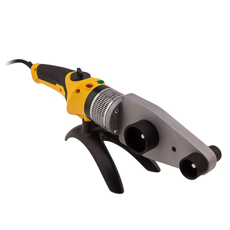 Сварочный аппарат п/п труб Denzel DWP-2000 Х-PRO (2000Вт 300 град, компл насадок 20-63мм) 94209